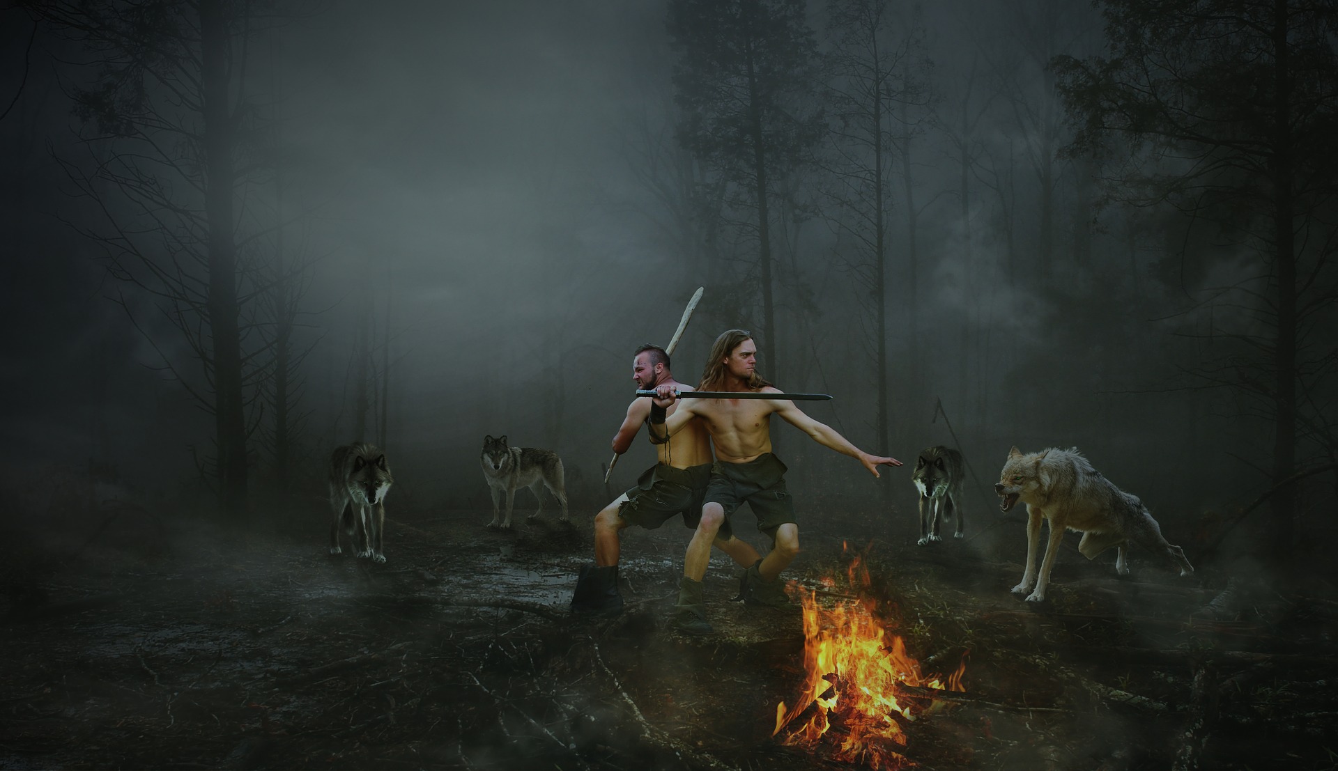 Wolves, by Lothar Dieterich. Courtesy of Pixabay.